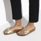 7. Birkenstock Madrid Birko-Flor Gold Damen Regular Wide Gold Flip-Flops (1016106)