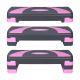 7. Aerobic- und Fitness-Step REBEL ACTIVE RBA-3225-PU, 3 Stufen, grau-violett