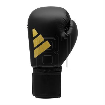 7. adidas Speed 50 Boxhandschuhe ADISBG50-Schwarz-Gold
