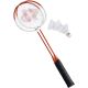 5. DONNAY 6-IN-1 ORANGE BADMINTON-SET IM KOFFER