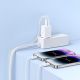 11. Baseus GaN5 Pro 40W 2xUSB-C Wandladegerät – Weiß