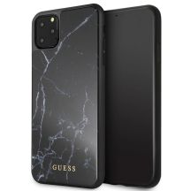 Guess Marmor-Hülle für iPhone 11 Pro Max – Schwarz