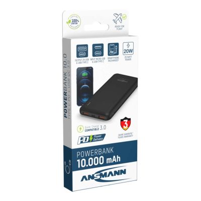 11. Ansmann PB320PD 10000 mAh Schwarz