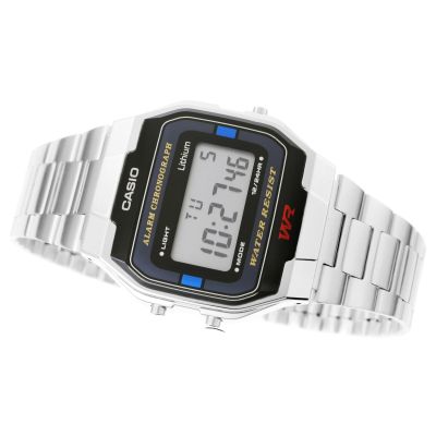 4. CASIO A163WA-1QES Unisex-Uhr + Box