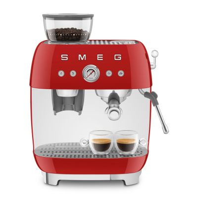 8. Smeg EGF03RDEU Kaffeemaschine, manuelle Espressomaschine, 2,4 l