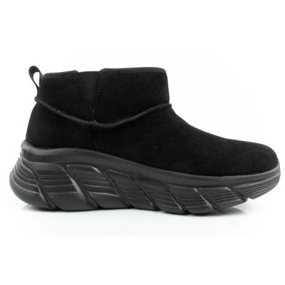 4. Skechers Damen Winterstiefel Isolierte Lederstiefeletten