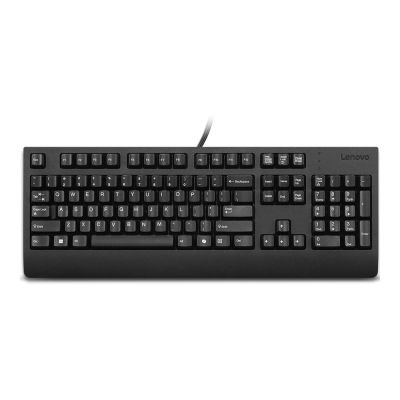 5. Lenovo 4Y41R64588 Tastatur für Zuhause/Büro, USB, US-Englisch, Schwarz