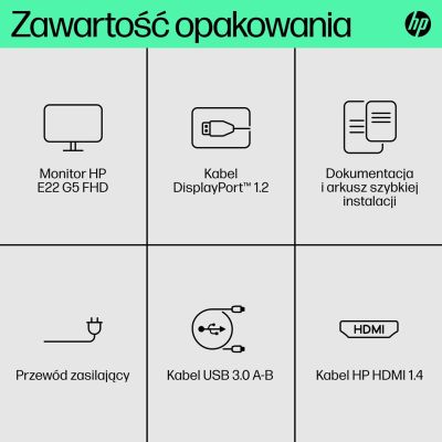 5. HP E-Series Monitor E22 G5 FHD