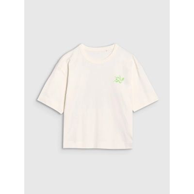 6. Damen-T-Shirt mit Aufdruck, regulär, Größe 4F 4FWSS25TTSHF1967-11S