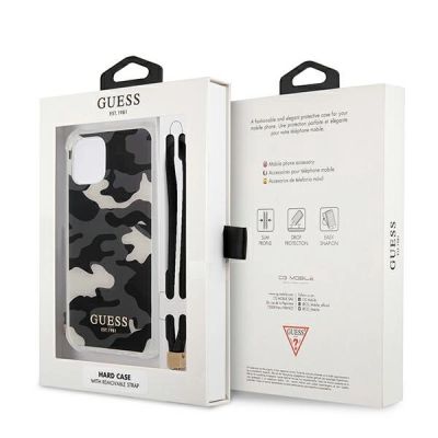 8. Guess GUHCP12MKSARBK iPhone 12/12 Pro 6,1" schwarz/schwarz Hardcase Camo Collection
