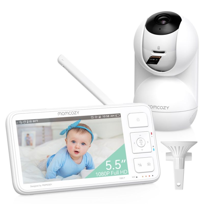4. Momcozy BM03 Video-Babyphone | Elektronisches Babyphone | 5,5", 1080p Full HD