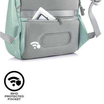 11. XD DESIGN ANTI-DIEBSTAHL-RUCKSACK BOBBY SOFT GRÜN P/N: P705.797
