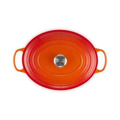 4. Le Creuset Signature Bräter Oval 33 cm Rot