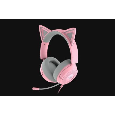 Gaming-Headset Razer Kraken Kitty V3 X, kabelgebunden, Over-Ear, Mikrofon, Quartz