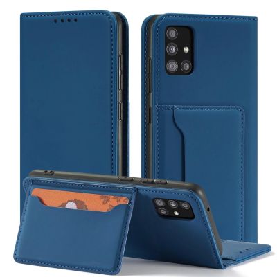 2. Magnetkartenetui für Xiaomi Redmi Note 11 Pro Pouch Card Wallet Kartenhalter Blau