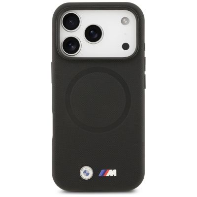 3. BMW M FW MagSafe Hülle mit Metalllogo für iPhone 17 Pro – Schwarz