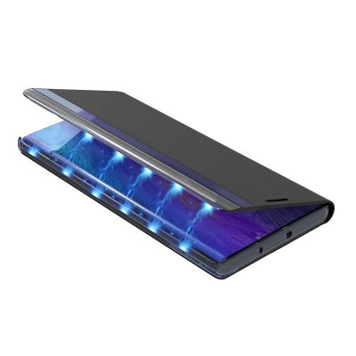 7. Sleep Case Booktype Case Smart Schutzhülle Aufklappbare Hülle für iPhone 13 Pro Max blau