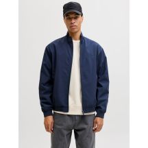 Jack&Jones Herren-Bomberjacke JJECHARGE STAND COLLAR BOMBER NOOS 12288895 NAVY BLAZER
