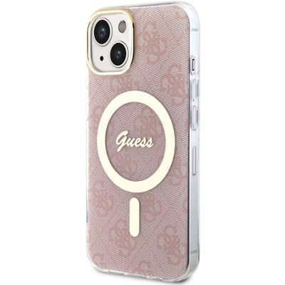2. Guess IML 4G MagSafe Hülle für iPhone 15 / 14 / 13 – Rosa