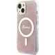 2. Guess IML 4G MagSafe Hülle für iPhone 15 / 14 / 13 – Rosa