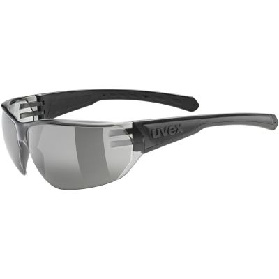 5. UVEX Equate Radbrille, schwarz matt/rauchfarben