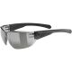 5. UVEX Equate Radbrille, schwarz matt/rauchfarben