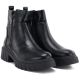 4. Damen-Stiefeletten mit Blockabsatz und Plateau, schwarz, M.Daszyński