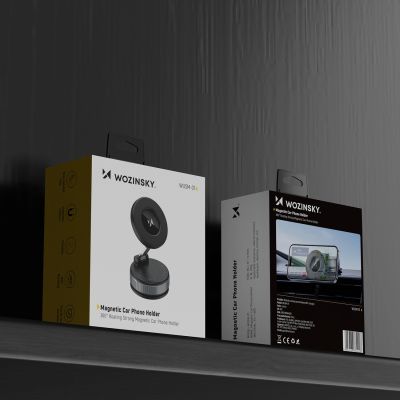 9. Wozinsky WUSM-01 Magnetische Autohalterung für Armaturenbrett/Windschutzscheibe - Schwarz