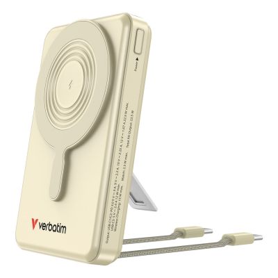 6. Verbatim 32274 Powerbank Lithium-Polymer (LiPo) 10000 mAh Kabelloses Laden Gold