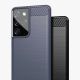 9. Carbon Case Flexibel Handyhülle TPU Schutzhülle für Samsung Galaxy S21 Ultra 5G schwarz