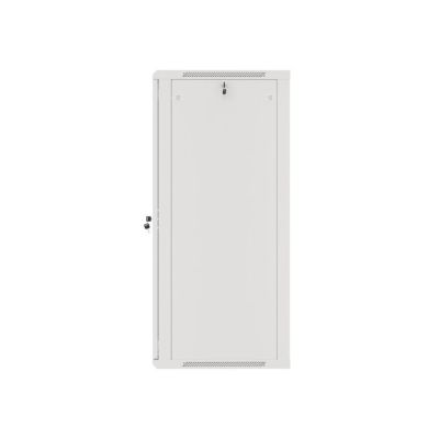 5. Lanberg WF01-6627-10S Rack-Schrank (27 HE; 1300 mm / 600 mm / 600 mm; Wandmontage; Glas; 19 Zoll; grau)
