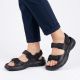 5. Big Star TT274A055 Schwarze Schaumstoff-Sandalen mit Klettverschluss