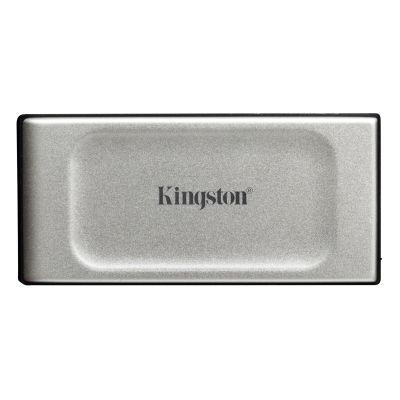 Externe SSD-Festplatte Kingston XS2000 (1 TB; USB 3.2; Silber; SXS2000/1000G)