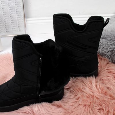 5. NEWS W EVE309A wasserdichte Schneestiefel schwarz 