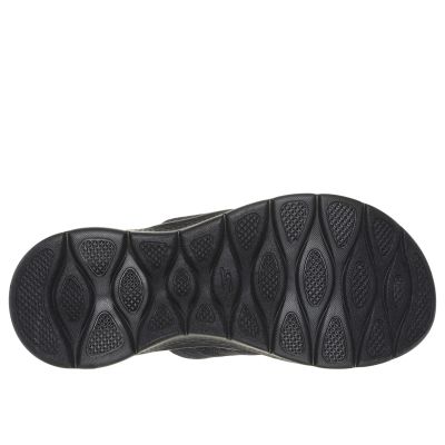 4. Skechers Damen-Flip-Flops GO WALK FLEX SANDAL IMPRESSED 141420 BKGY