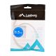 8. Patchkabel U/UTP Lanberg PCU6-10CC-0050-W (RJ45 - RJ45; 0,50 m; UTP; Kat. 6; weiß)