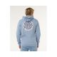 3. RIP CURL Wettie Passage Icon Zip Thru Herren-Sweatshirt Blau