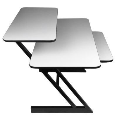 12. SD3 – Studiotisch, Arbeitsplatz, Tischplatte, Ablage für Audiogeräte, ausziehbare Tastaturablage, 91,4 cm