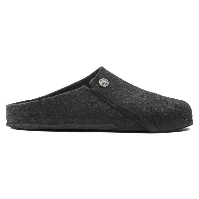 6. Birkenstock Zermatt Cozy Home Anthrazit Wollfilz Hausschuhe Normal Weit (1014938)