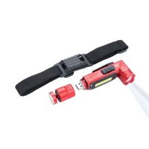 TROIKA ECO KNICKLICHT Rote Handtaschenlampe + Stirnbandtaschenlampe COB-LED