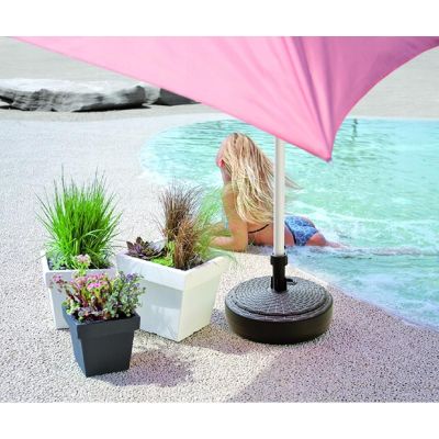 2. Schirmfuß, runder Schirm