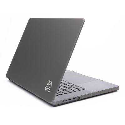 3. ZAGG Hardshell - Schutzhülle für MacBook Air 13" M2 (2022) / M3 (2024) / M4 (2025) (rauchfarben)