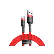 Baseus Cafule CATKLF-A09 Kabel (USB 2.0 - USB Typ-C; 0,50 m; rot)