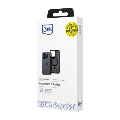 6. 3mk COOLing MagCase Hülle für Apple iPhone 15 Pro Max – Schwarz