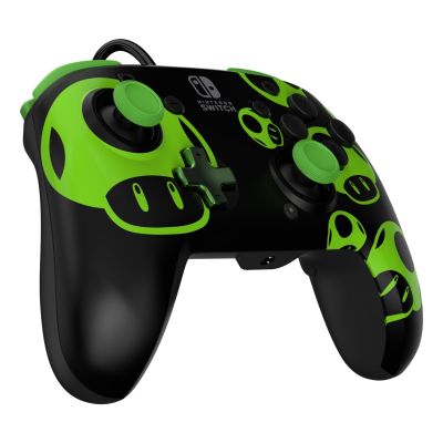 7. PDP REMATCH: 1-Up Leuchtet im Dunkeln Schwarz, Grün USB-Gamepad Analog/Digital Nintendo Switch, Nintendo Switch OLED