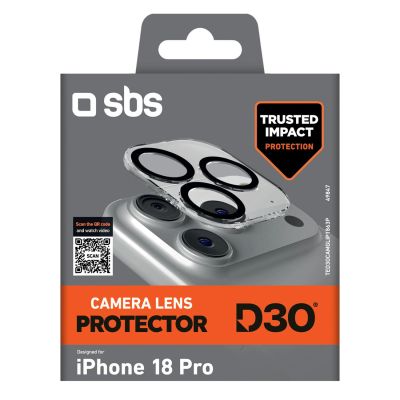 2. SBS D3O Kameralinsenschutz für iPhone 18 Pro