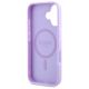 7. Guess Saffiano Peony Classic Logo MagSafena iPhone 16 Plus Hülle – Lila