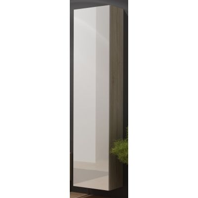 VIGO Vollvitrine '180' 180/40/30 Sonoma/Weiß Polen