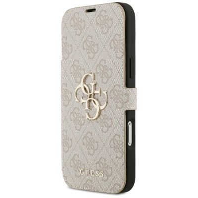 2. Guess Book 4G Metall-Logo-Hülle für iPhone 18 Pro Max / 17 Pro Max – Pink