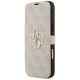 2. Guess Book 4G Metall-Logo-Hülle für iPhone 18 Pro Max / 17 Pro Max – Pink